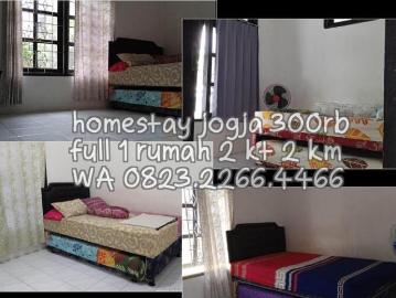 0823 2266 4466 Penginapan Dekat Amikom Yogya Kluarga Las Rumahan 2KT Penginpan Bulanan Harian Minggu