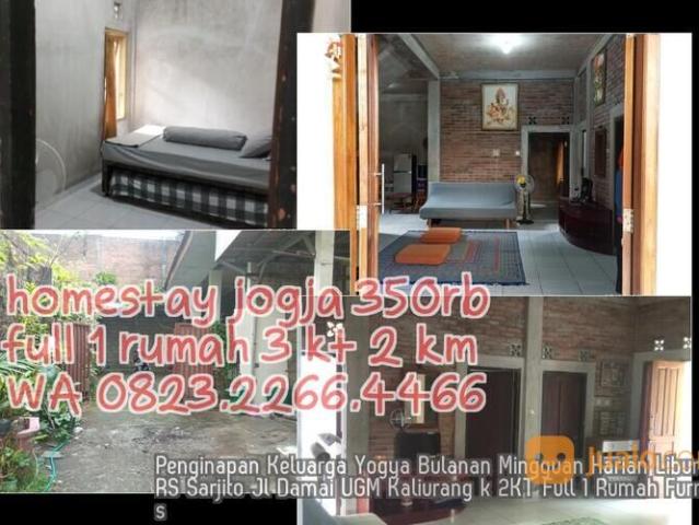 0823 2266 4466 Penginapan Keluarga Yogya Bulanan Mingguan Harian Liburan RS Sarjito Jl Damai UGM Kal