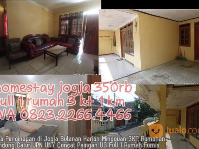 0823 2266 4466 Sewa Penginapan di Jogja Bulanan Harian Mingguan 3KT Rumahan Condong Catur UPN UNY Co