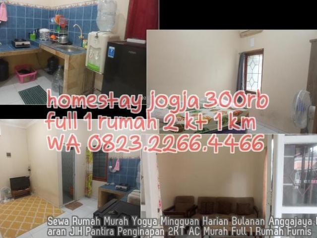 0823 2266 4466 Sewa Rumah Murah Yogya Mingguan Harian Bulanan Anggajaya Lebaran JIH Pantira Penginap