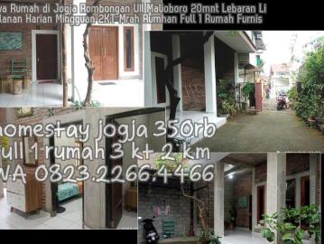 0823 2266 4466 Sewa Rumah di Jogja Rombongan UII Malioboro 20mnt Lebaran Li Bulanan Harian Mingguan