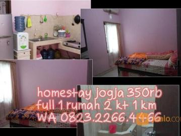 0823 2266 4466 Sewa Rumah Pakuwon Mall Yogyakarta Harian Mingguan Bulanan 2KT AC Rumhan Lebaran Pant
