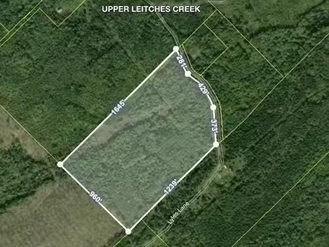 0 No Lyles Lane, Upper Leitches Creek, NS, B2A 4Z2 vacant la.