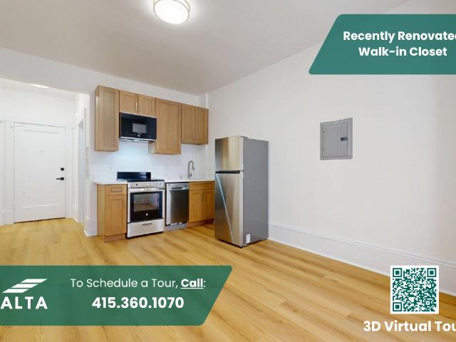0 BR, 1 BA Apartment 1060 Bush St, San Francisco, CA 94109