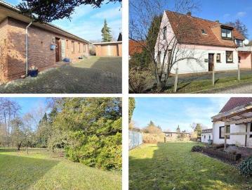 0 % Käuferprovision! 2 Immobilien Bungalow + EFH auf einem Grundstück in zentraler und naturnaher Lage!