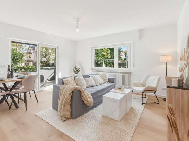 0% Provision! Wohnen wie im Neubau: Frisch modernisierte 3 Zi Whg mit Balkon, Garage Erstbezug!