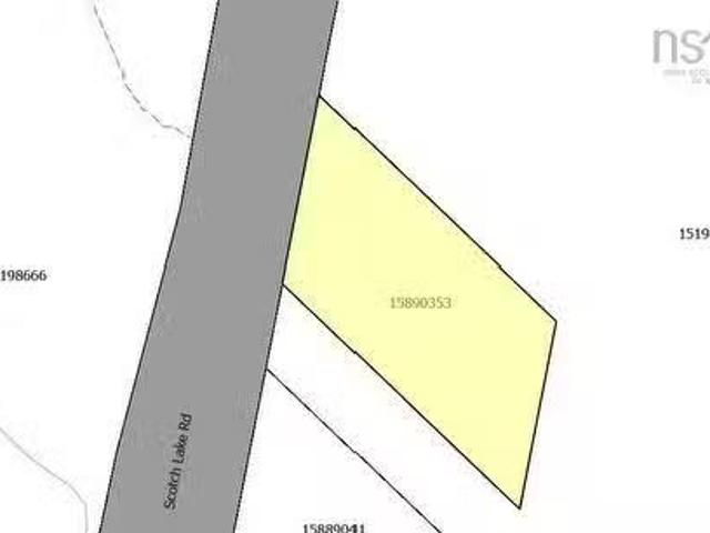 0 Scotch Lake Road, Scotch Lake, NS, B1Y 3X1 vacant land for.
