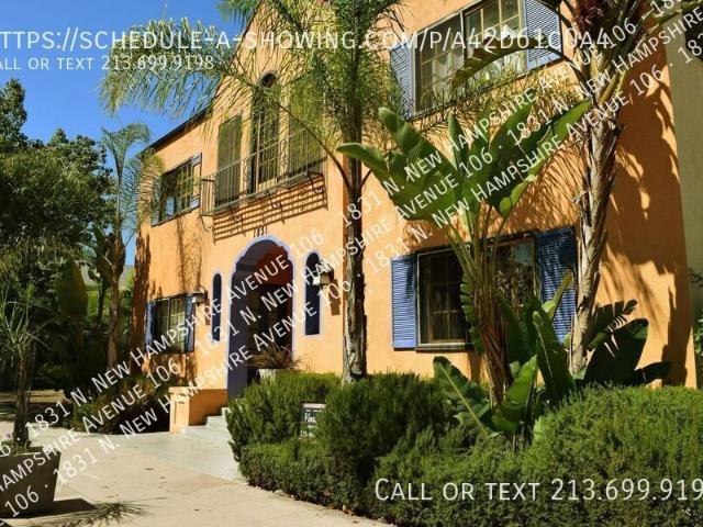 $0 SECURITY DEPOSIT+ONE MONTH FREE Los Feliz LRG /1ST FLOOR STUDIO