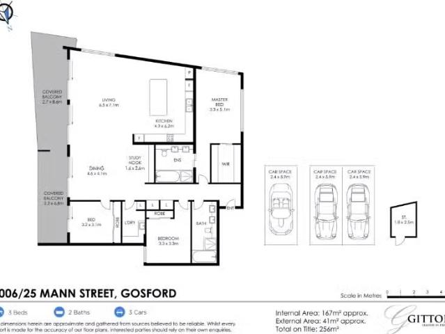 1006/25 Mann Street, GOSFORD Apartment for rent Listed by Git.