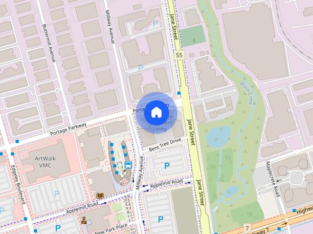 1000 Portage Parkway condo — Vaughan, ON 2.0 Bedroom 2 Bedroom