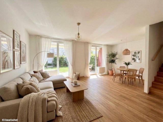 100 m² Wohngefühl auf zwei Ebenen | 4 Zimmer Gartenmaisonette mit Südterrasse und Balkon | Inklusive Tiefgaragenstellplatz!