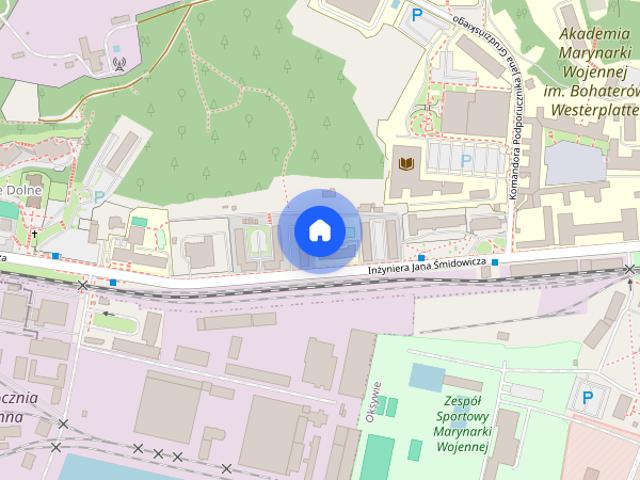 100 m od Akademii Marynarki Wojennej, dwa niezależne pokoje