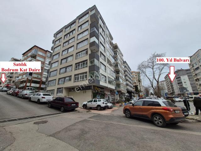 100. Yıl Bulvarına Çok Yakın Satılık 2+1 Daire bodrum Kat, Masraflı