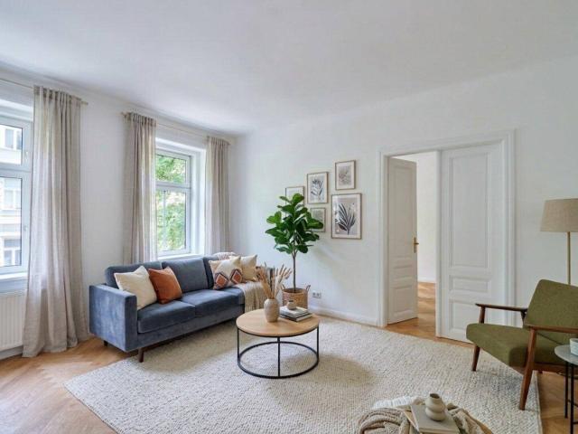 1020! Hochwertig sanierte Altbauwohnung Nähe Prater Balkon möglich!