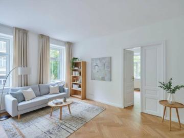 1020! Wunderschöne Altbauwohnung Nähe Prater Balkon möglich! Erstklassig saniert und sofort bezugsbereit!