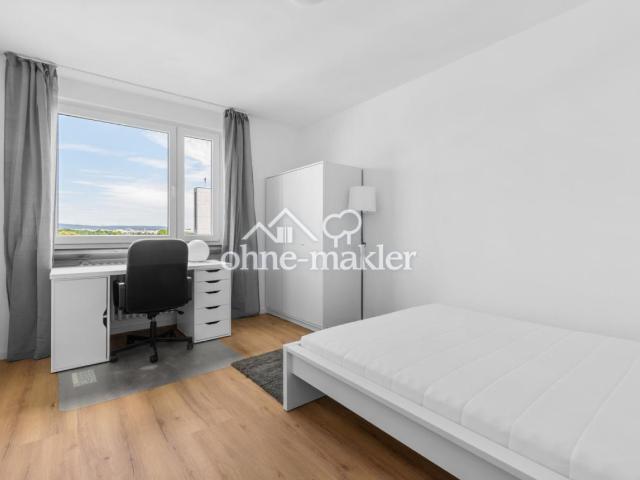 1074 Voll möbliertes WG Zimmer mit Balkon & EBK in FFM Heddernheim / Nahe Riedberg