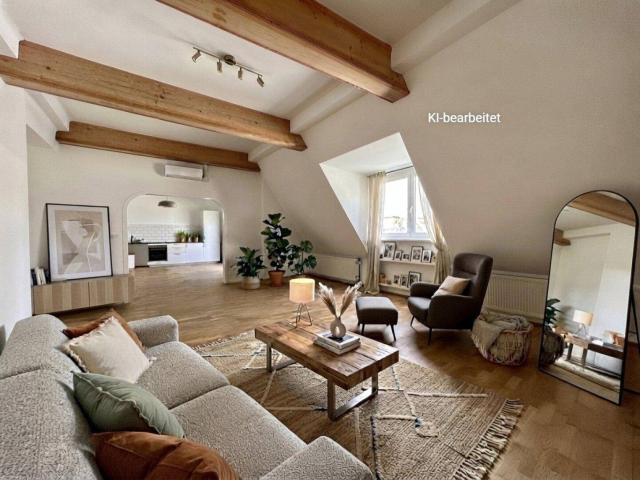 1080 Wohnen über den Dächern der Josefstadt: Großzügiges 5 Zimmer DG mit Balkon in Toplage!