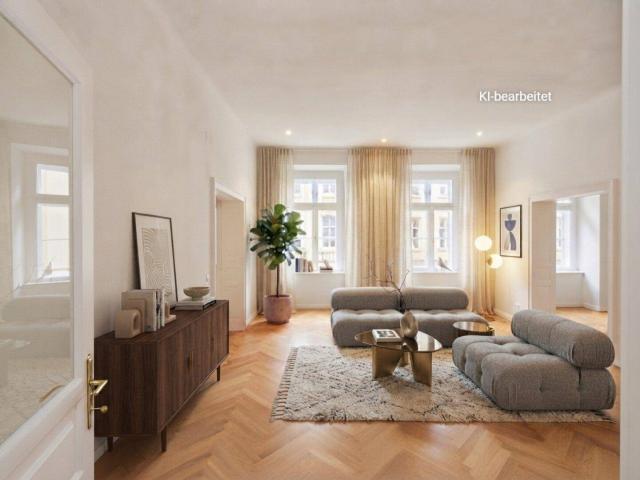1090! Exklusives, saniertes 5 Zimmer Altbaujuwel mit höchstem Wohnniveau