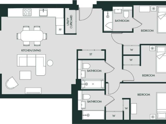 10 Aviator Drive, Brent Cross, London NW2, 3 bed flat to rent, £3,900 pcm | PrimeLocation