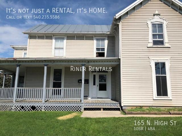 10 BR, 4 BA Apartment 165 N. High St, Harrisonburg, VA 22801
