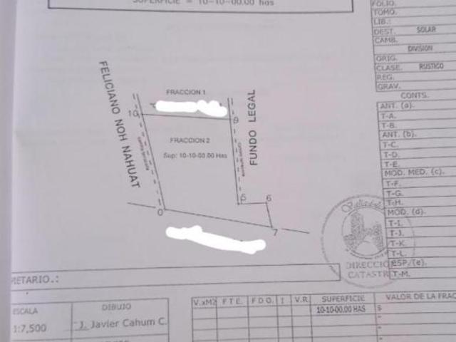 Venta de terreno con hermoso cenote cerca de Valladolid