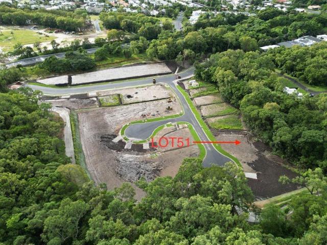 1146m2 large vacant lot with rainforest backdrop