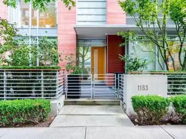 1163 Cordova Street W, Vancouver, BC, V6C 0A1 townhouse for.