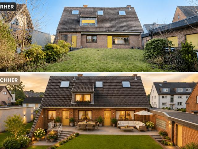 119 m² & 135 m² Zweifamilienhaus am Wald ein Zuhause für Familie, Garten & Tiere