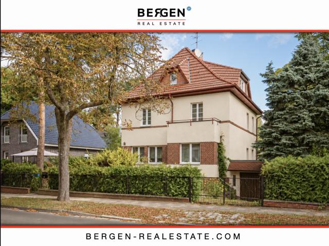 11 Zimmer Altbauvilla in der Villenkolonie Hessenwinkel mit großem Garten