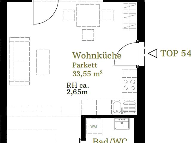 1210 Wien – Neubau mit Balkon in ruhiger grüner Lage