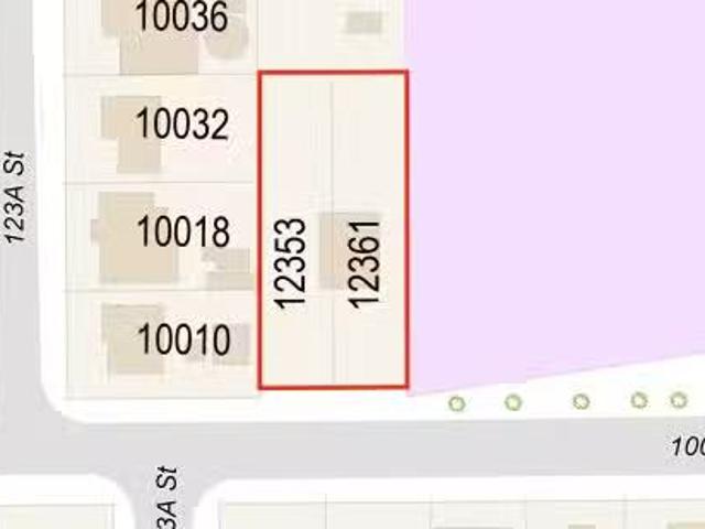 12353 100 Avenue, Surrey, BC, V3V 2X2 vacant land for sale.