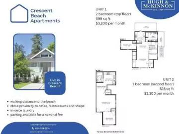 12317 Beecher Street, Surrey, BC, V4A 3A6 house for lease L.