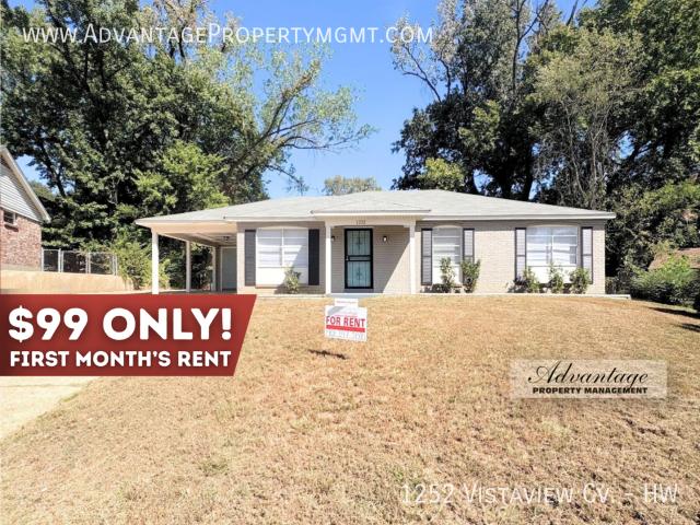 1252 Vistaview Cv. Memphis, TN 38127