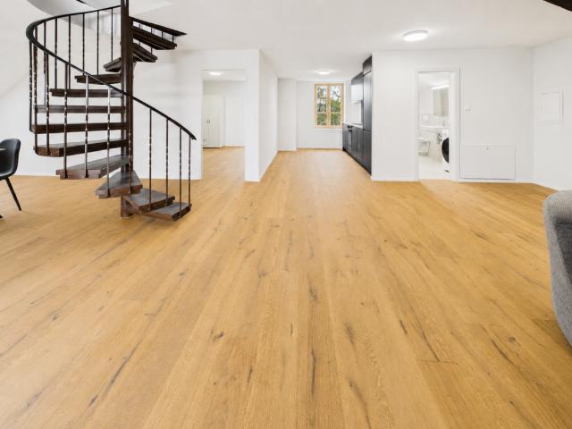 127 m² purer Wohntraum frisch renovierte Maisonette Wohnung in Hofstetten Flüh