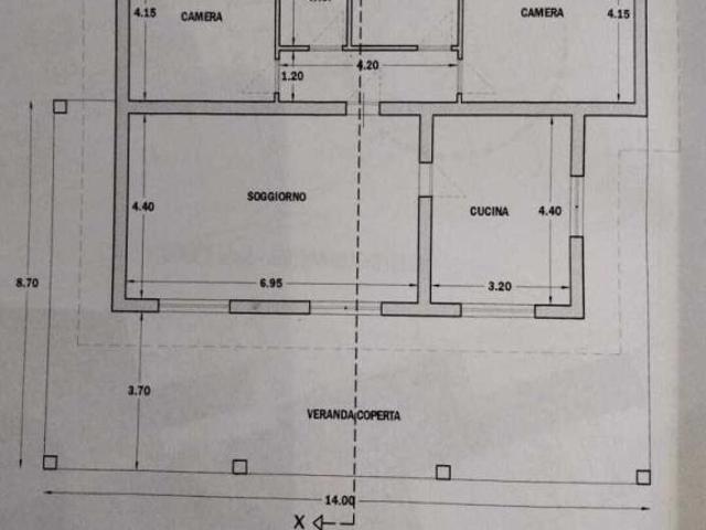 128 quadrilocale 122mq