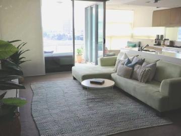 129 Sqrs 2 bedrooms apartment with beautiful river and city views