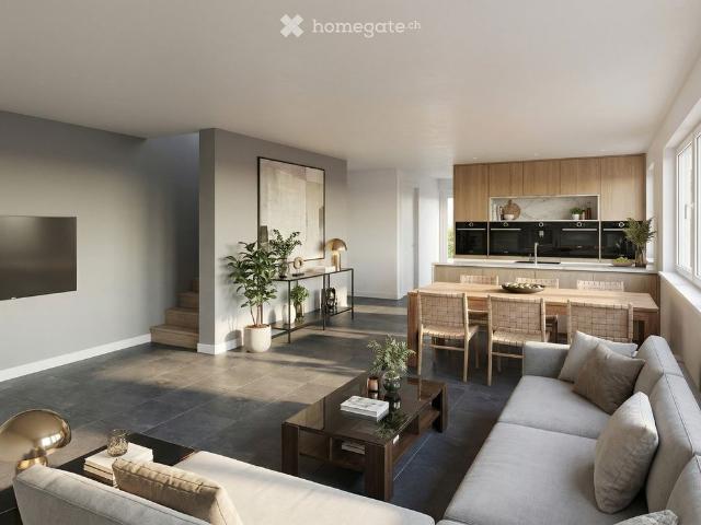 12x Moderne 5.5 Zimmer Doppelhaushälfte in Schwaderloch Neubau 2026