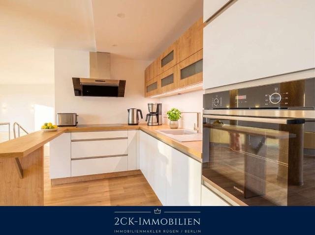 135 m² Erdgeschosswohnung im Ostseebad Göhren: Meerblick, 76 m² Wohnbereich und große S/W Terrasse!