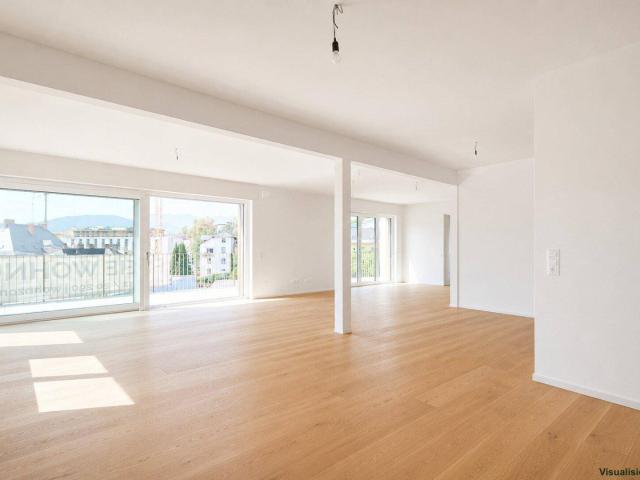 135 m² Provisionsfrei 2 bis 3 Zimmer Flexible Dachgeschosswohnung in Holzbauweise mit Traunsteinblick!