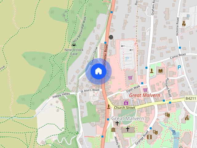 17 Worcester Road Malvern, Malvern, Malvern, Worcestershire, WR14 4QY