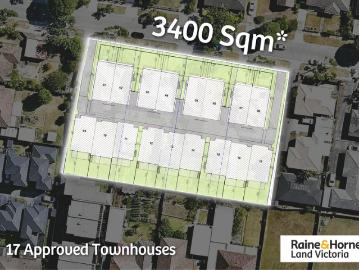 17 Approved Townhouses Development Opportunity!