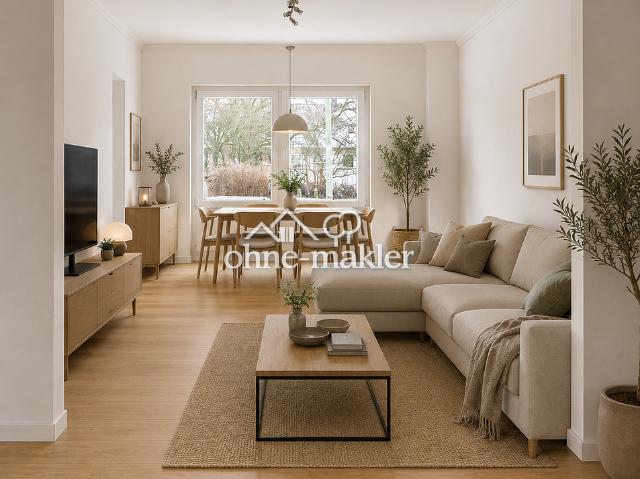 146 m² Wohnkomfort | Frisch renoviert | Garten | Balkon | 8 Zimmer provisionsfrei