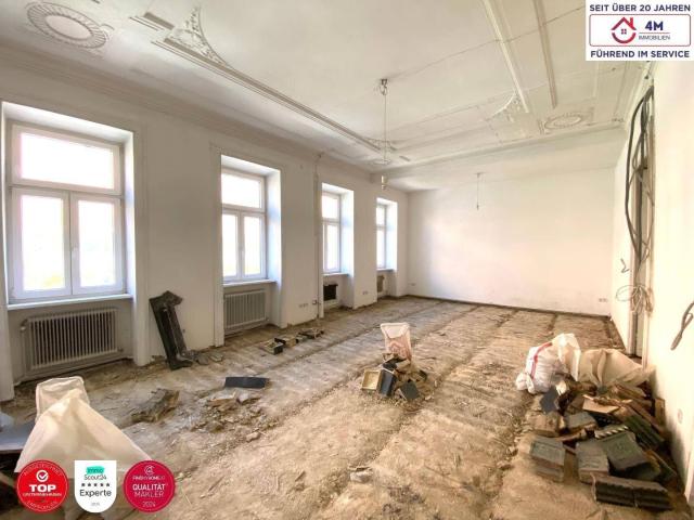 149 m² Rohbau im 7. Bezirk | Großzügige Altbauwohnung mit Potenzial