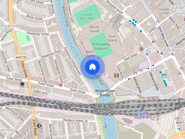 1510 Ty Ambr Y Rhodfa Ganolog, Cardiff City, CF10