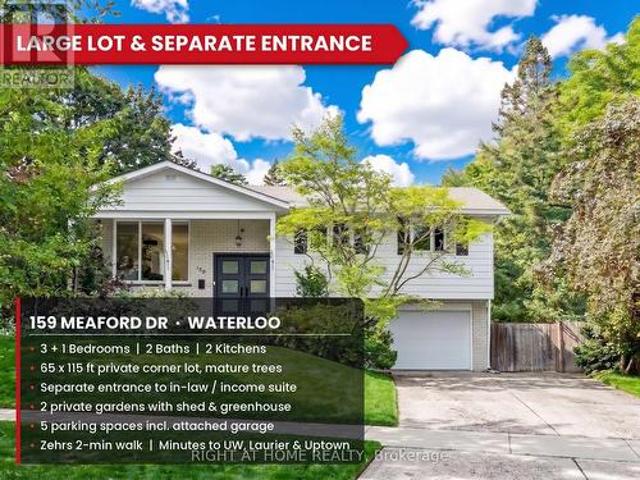159 Meaford Drive, Waterloo, ON, N2J 3V2 house for sale | Listing ID X13882 | Royal LePage