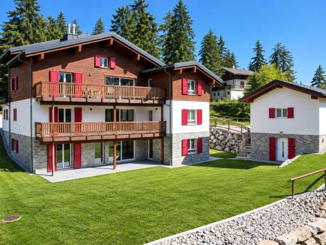 15,5 ZIMMER CHALETBESTEHEND AUS DREI UNABHÄNGIGEN WOHNUNGEN