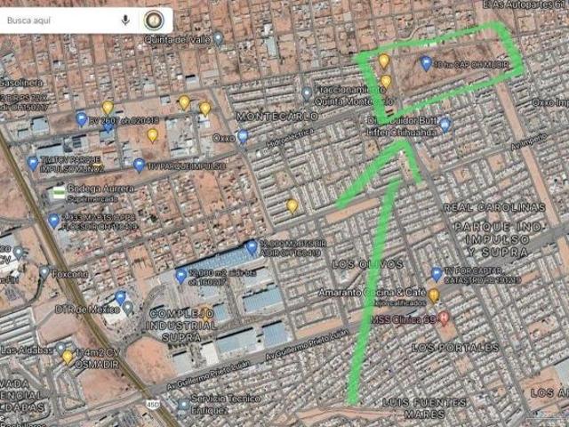 15,000 m2 CHIH TERRENO INDUSTRIAL venta POR PARQUE INDUSTRIAL IMPULSO MUDIR