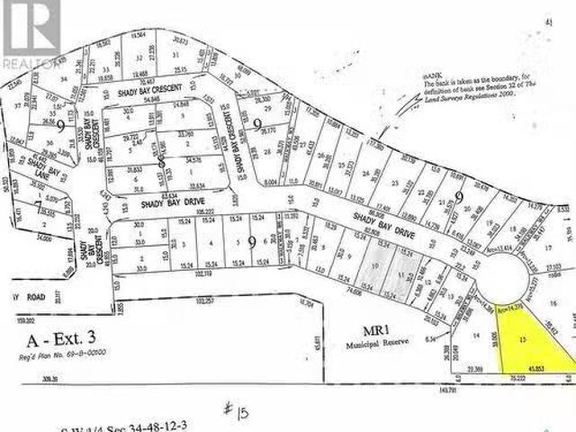 #15 Shady Bay Drive, Meeting Lake, SK, S0M 2L0 vacant land f.