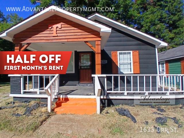 1633 Orr St. Memphis, TN 38108