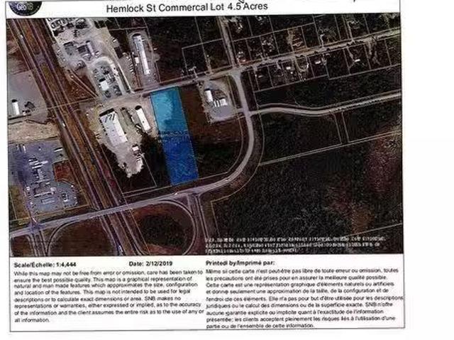 167 Hemlock St, Lower Woodstock, NB, E7M 6B5 vacant land for.